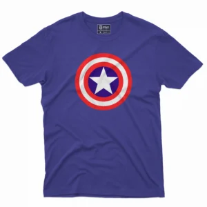Camiseta personalizada con el estampado del logo de capitan america