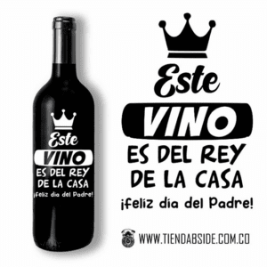 Botella...aquí toma el rey de la casa.