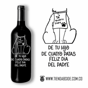 Botella... de tu hijo de 4 patas