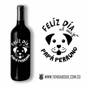 Botella... feliz día al papá perruno
