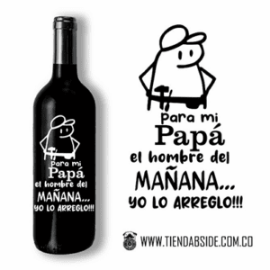 Botella para mi papá el hombre de: mañana lo arreglo