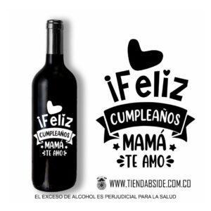 Botella...cumpleaños para mamá