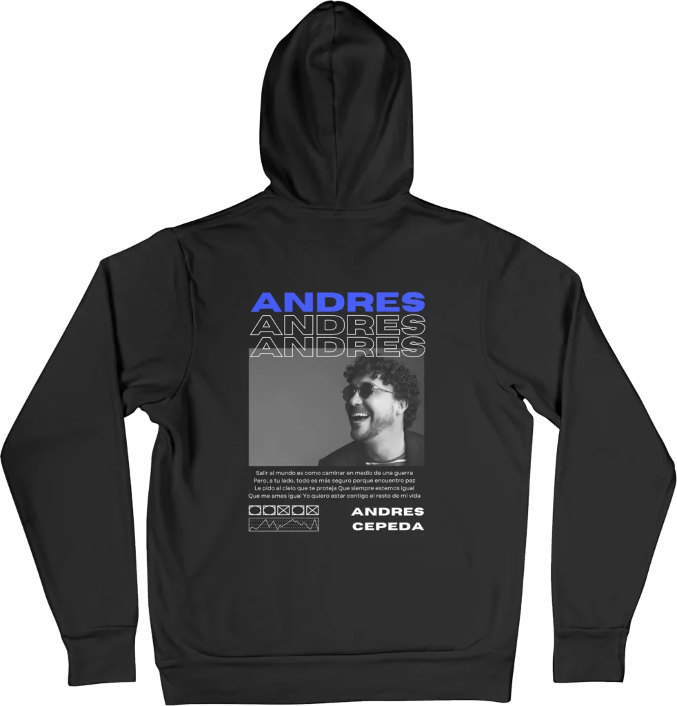 buzo personalizado andres cepeda